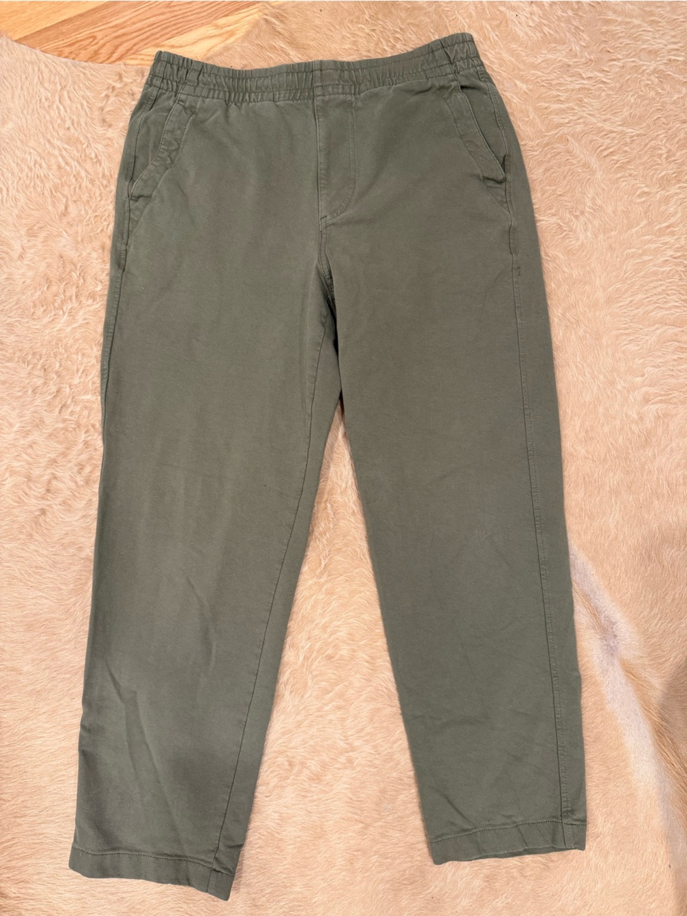 Uniqlo Men's Olive Straight Sweatpants